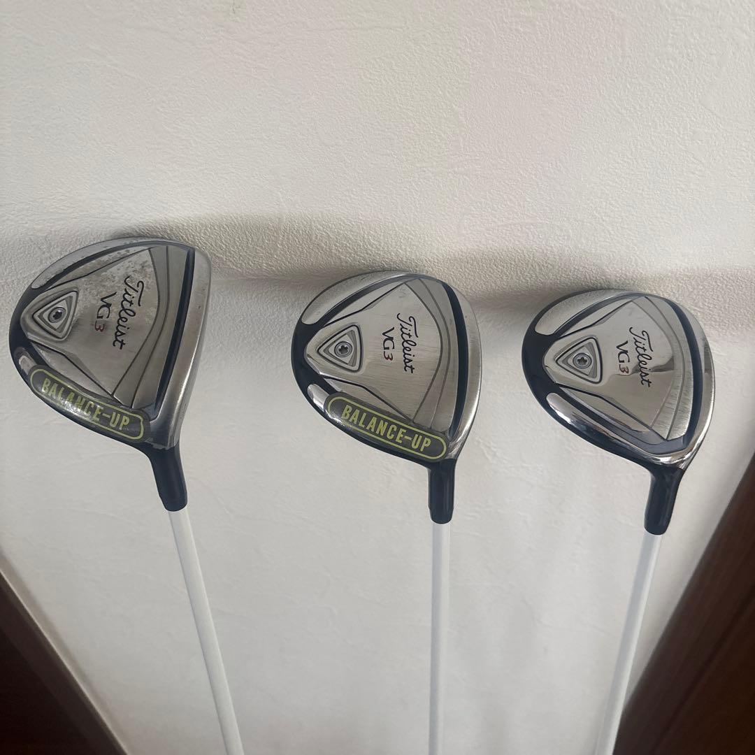 Titleist VG3のレディース用フェアウェイウッド3本セット
