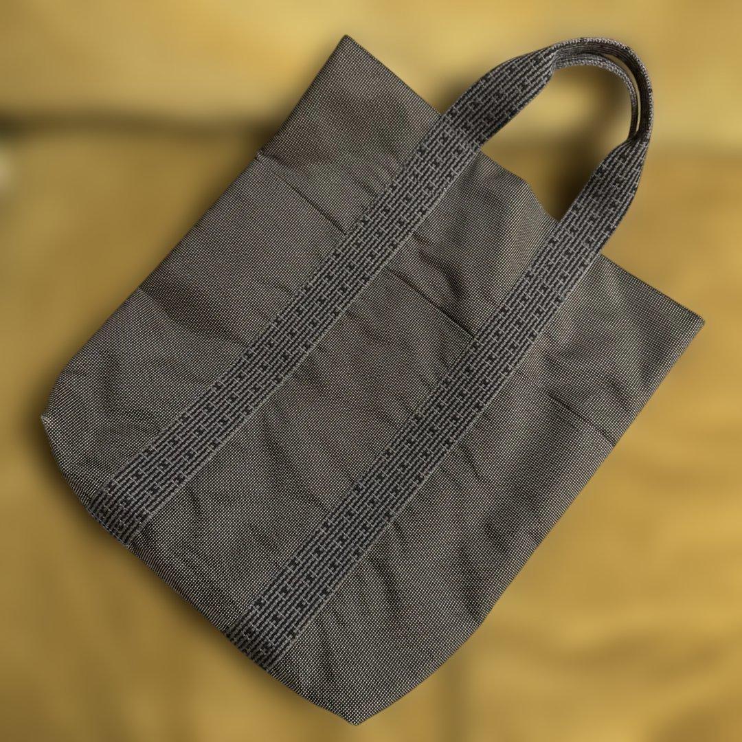 HERMESエルメス/カバス エールライン 縦型 キャンバス A4収納可