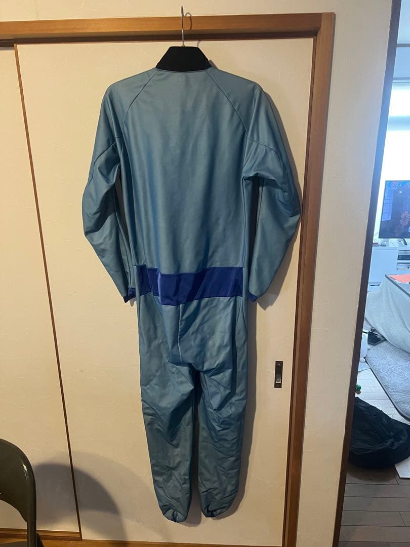 RS タイチ レーシングスーツ サイズLLS 革ツナギ　レーシンググローブ　青白