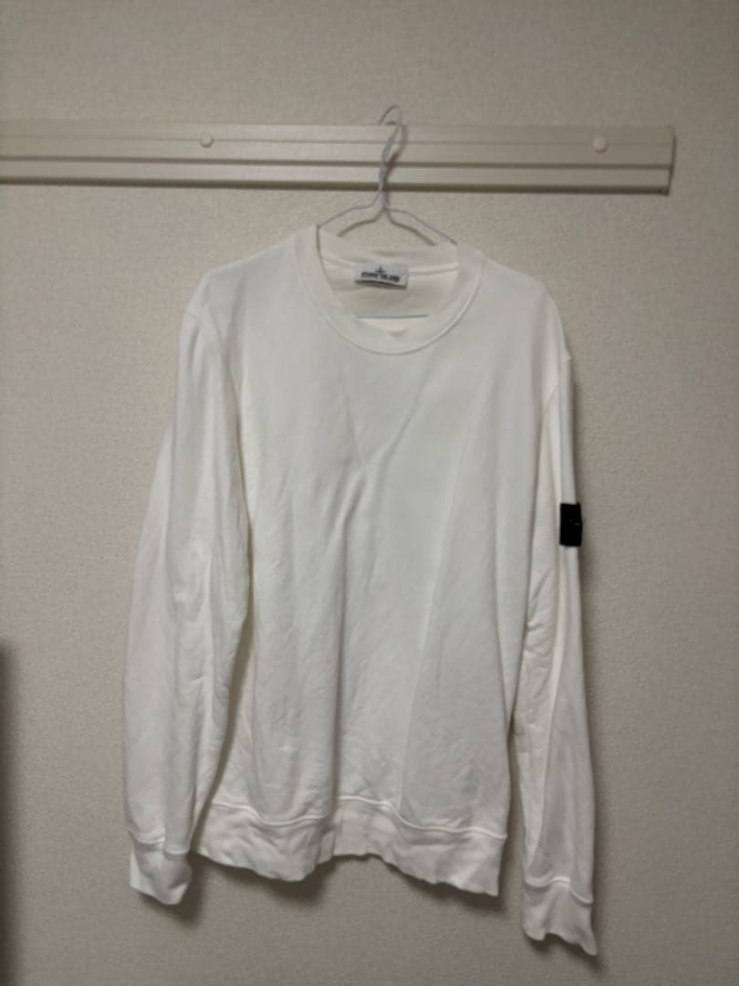 STONE  ホワイト スウェットシャツ