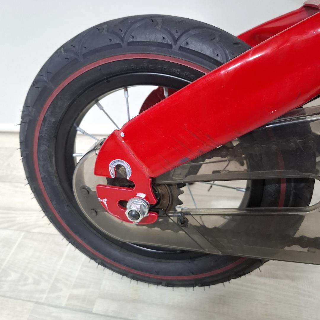 美品★へんしんバイク★12インチ★バランスバイク★取説 工具 スタンド付★レッド