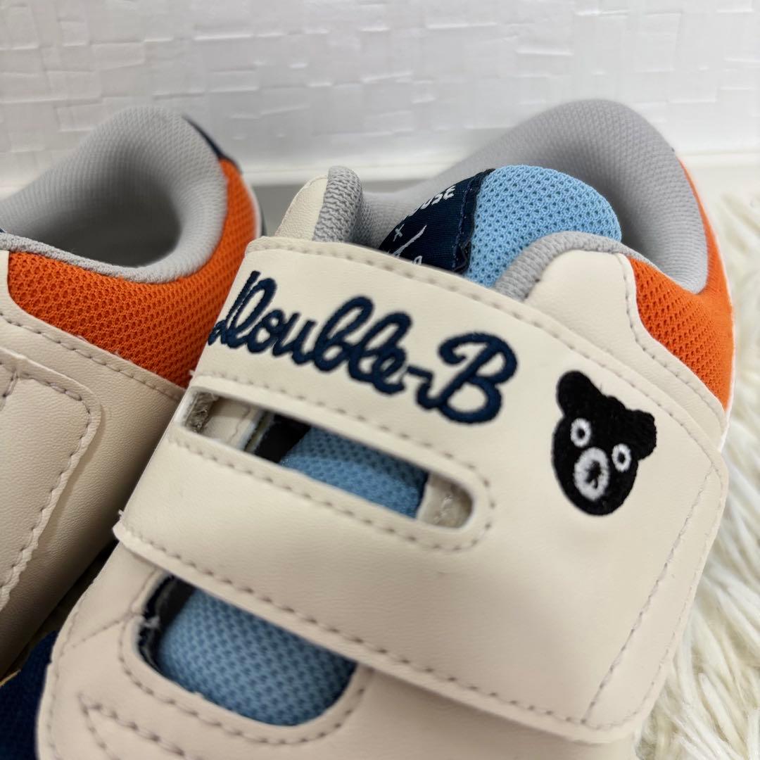 新品未使用　室内試着のみミキハウス　ダブルビー　ミズノコラボ　18.5