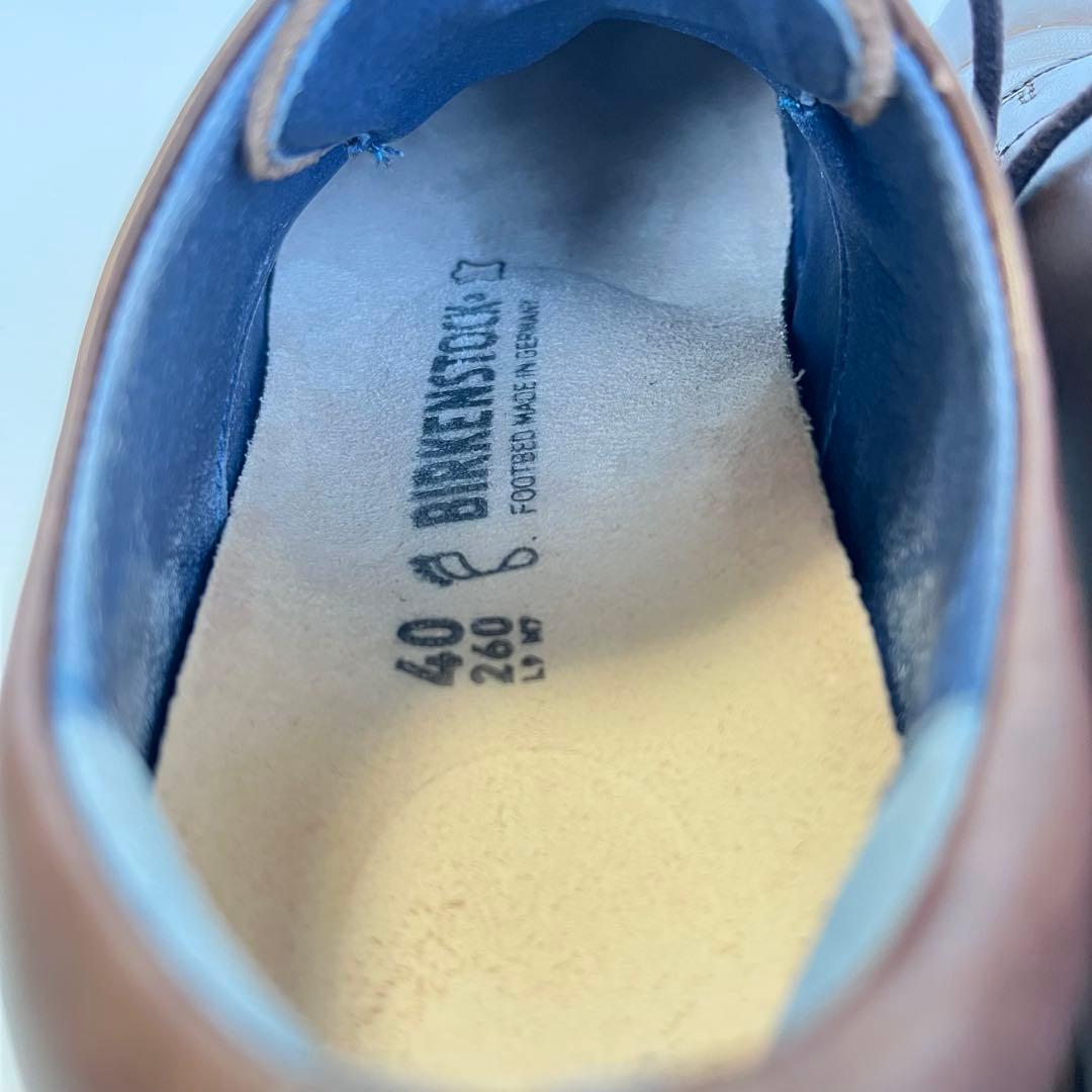 廃盤モデル✨ BIRKENSTOCK ダレン プレーントゥシューズ 26 茶