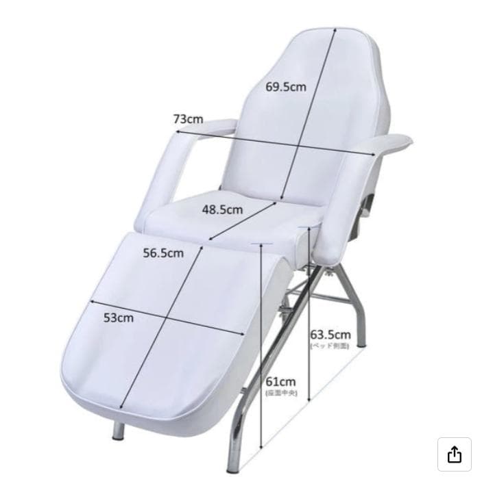 東京引き取り限定★1年使用★低反発スタンダードフェイシャルエステベッド（有孔）