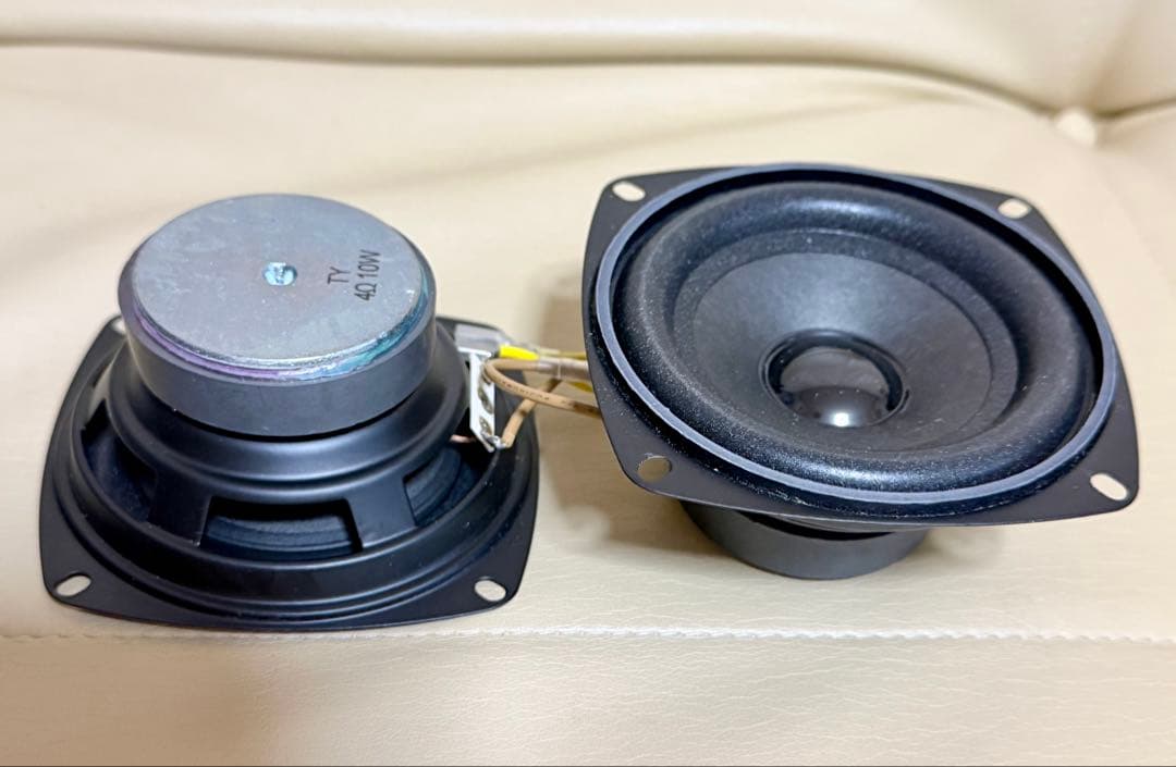 NFJ社P1000K互換10cmフルレンジ使用 バックロードホーンSP（ペア）