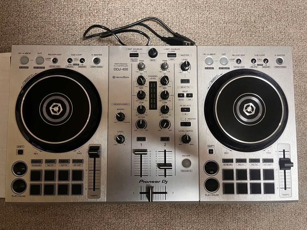 Pioneer DJ DDJ-400 限定色シルバー