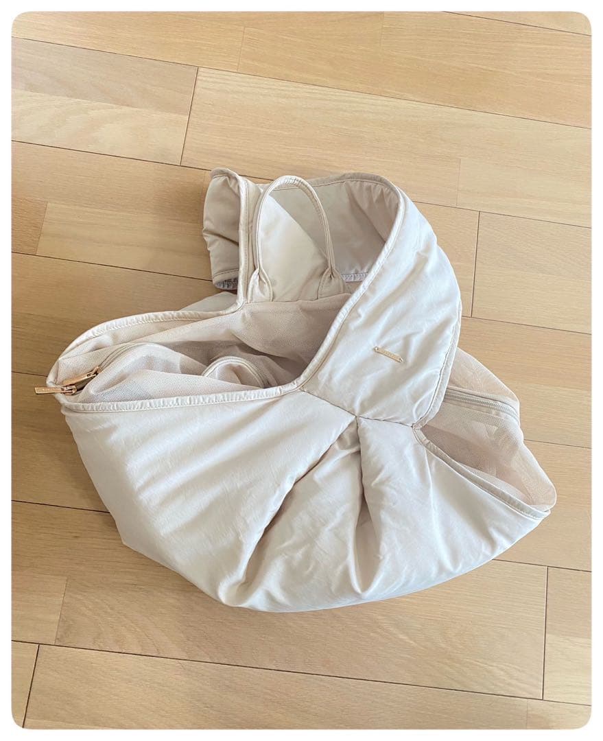 【monchéri】　モンシェリ キャリーバッグ　スリングタイプ　ベージュ