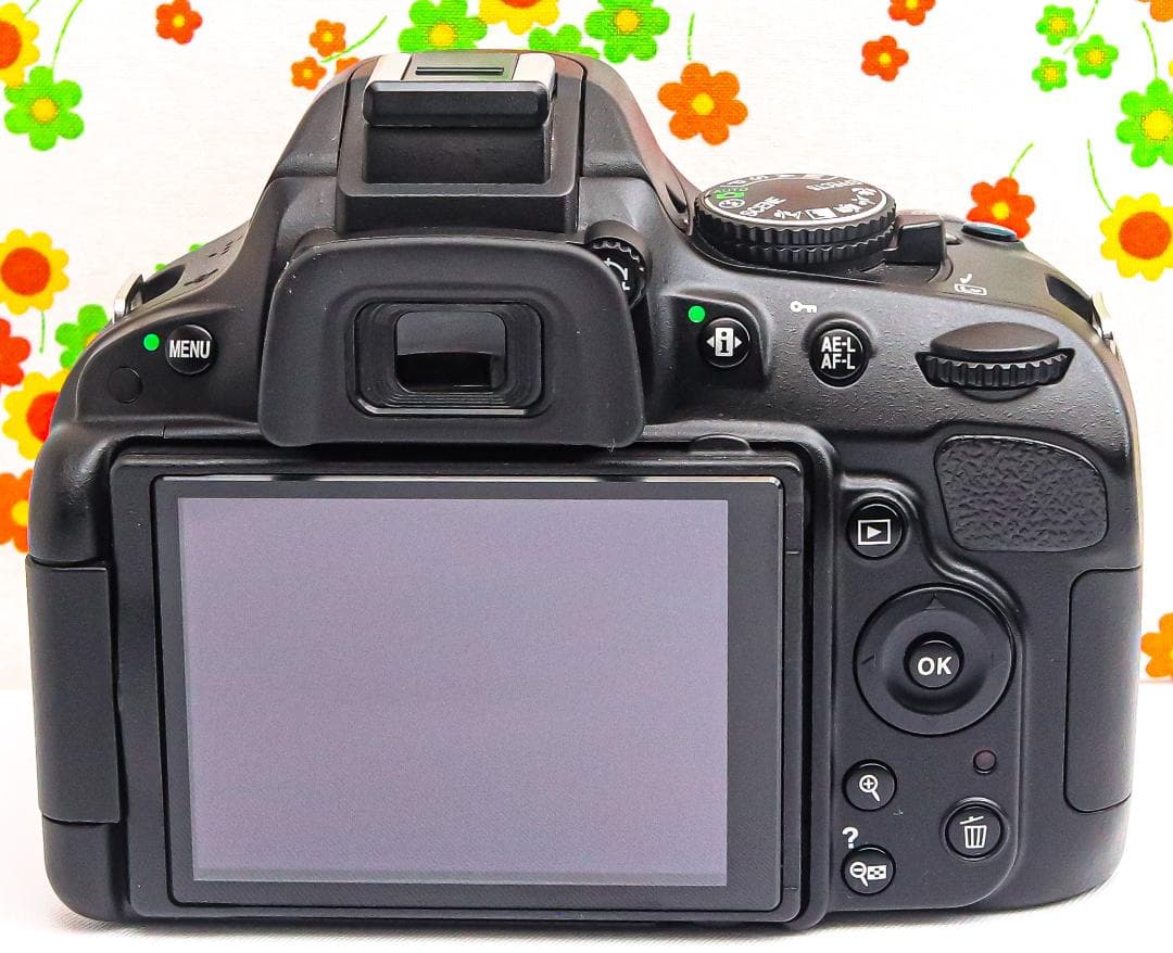 ニコン Nikon D5100☆スマホに送れる！☆一眼レフ☆ダブルレンズ！