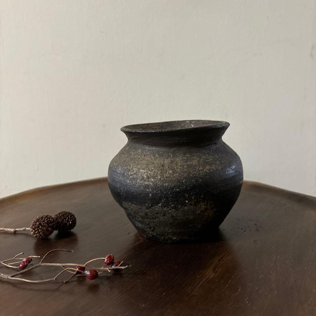 古備前小壺　鎌倉〜室町時代　骨董　花器アンティーク　検:秦秀雄　白洲正子 李朝