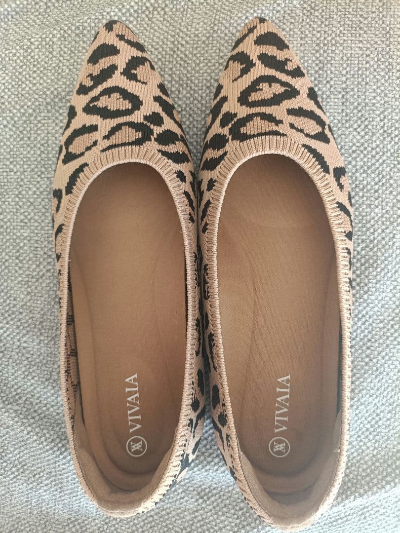 ☆美品☆VIVAIA ビバイアヒョウ柄 フラットシューズ 36.5