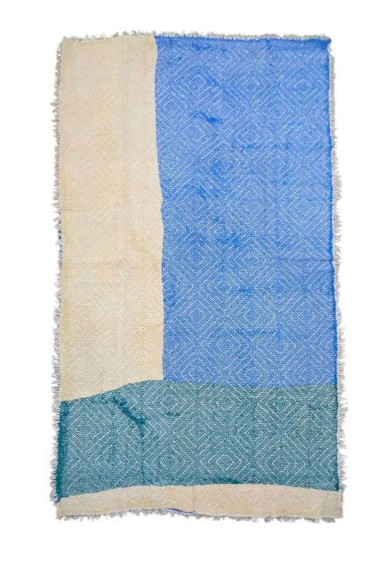 #187 ヴィンテージ ラリーキルト / カンタキルト カバー 厚手 希少 青