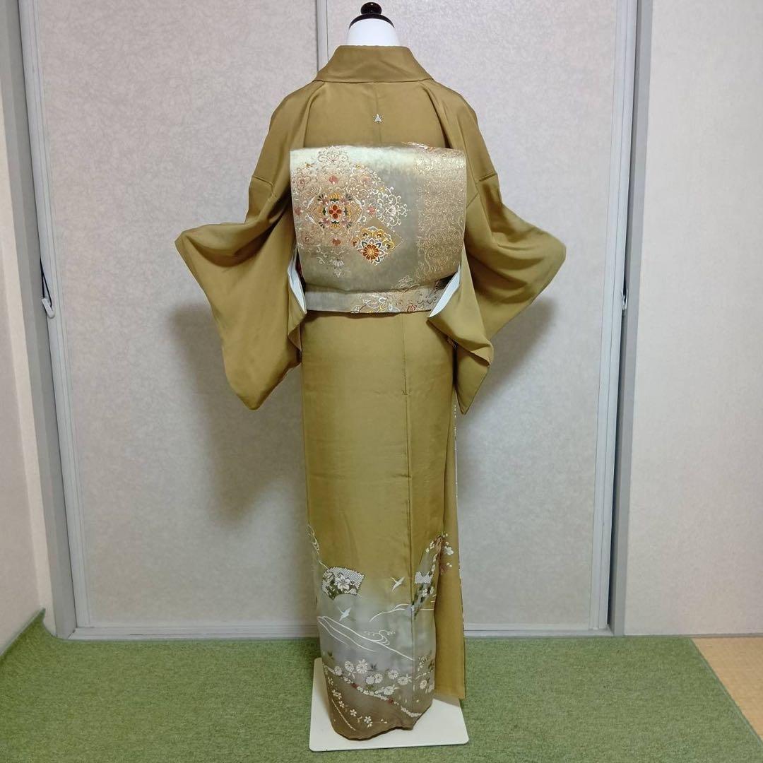 正絹　友禅　訪問着　フルセット　卒業式　入学式　七五三 タ6