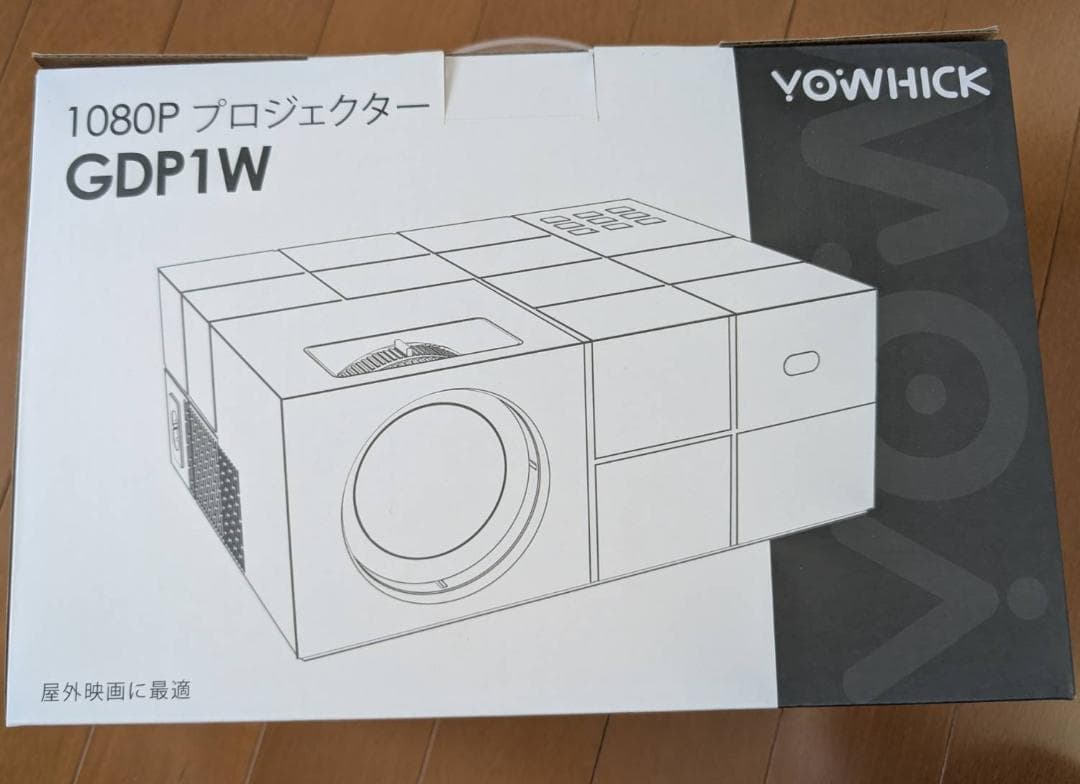 YOWHICK 1080Pプロジェクター GDP1W 本体