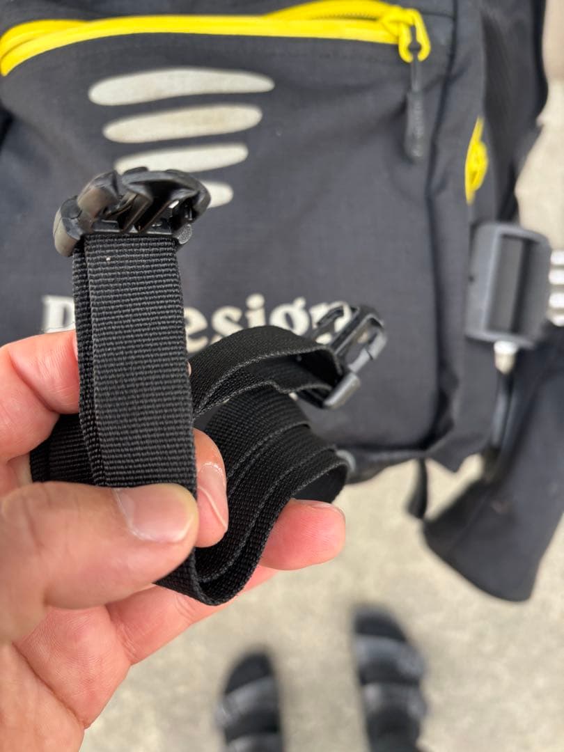 Pazdesignライジャケチャック難有　ウォームジャケットセット黒黄　値引可