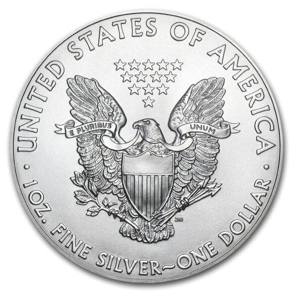 2020 アメリカイーグル銀貨1オンス(41mmクリアーケース付き) 新品未使用
