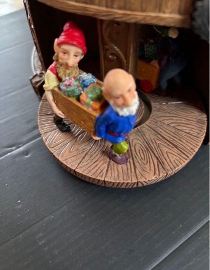 KIRKLAND サンタクロース スノードーム オルゴール 正常動作品