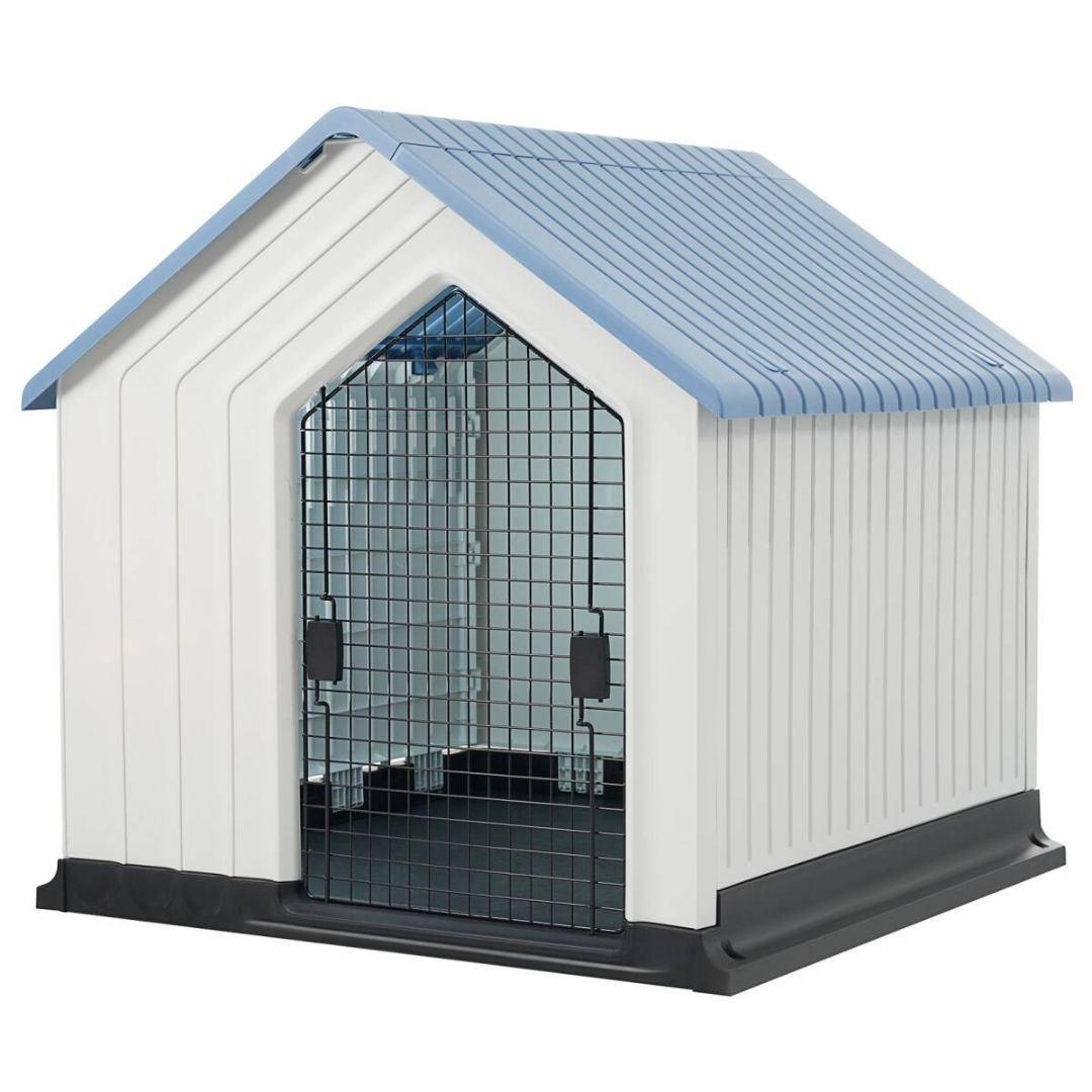 犬小屋 ドア付き ペットハウス ペットケージ プラスチック製 室内犬 ボブハウス