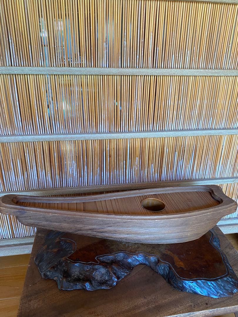 池坊　草月　華道　花器　古典生花定番花器　泊船　杉