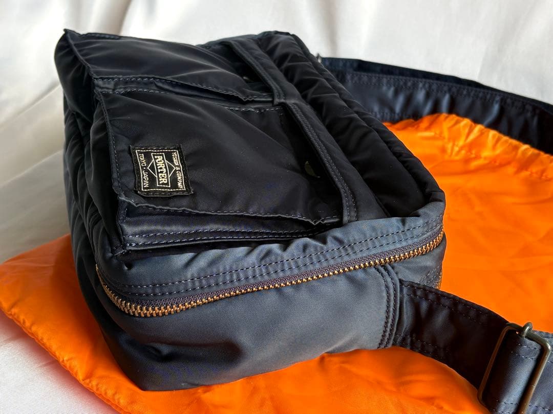 廃盤　美品　吉田カバン　ポーター　タンカー　ショルダーＳ　アイアンブルー