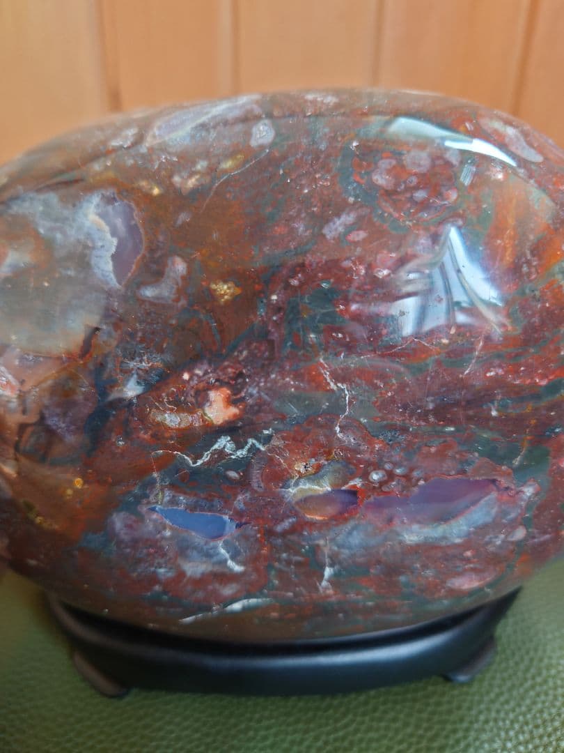 津軽　錦石 花子石　鑑賞石　青森県津軽西海岸　自然石　盆石　水石