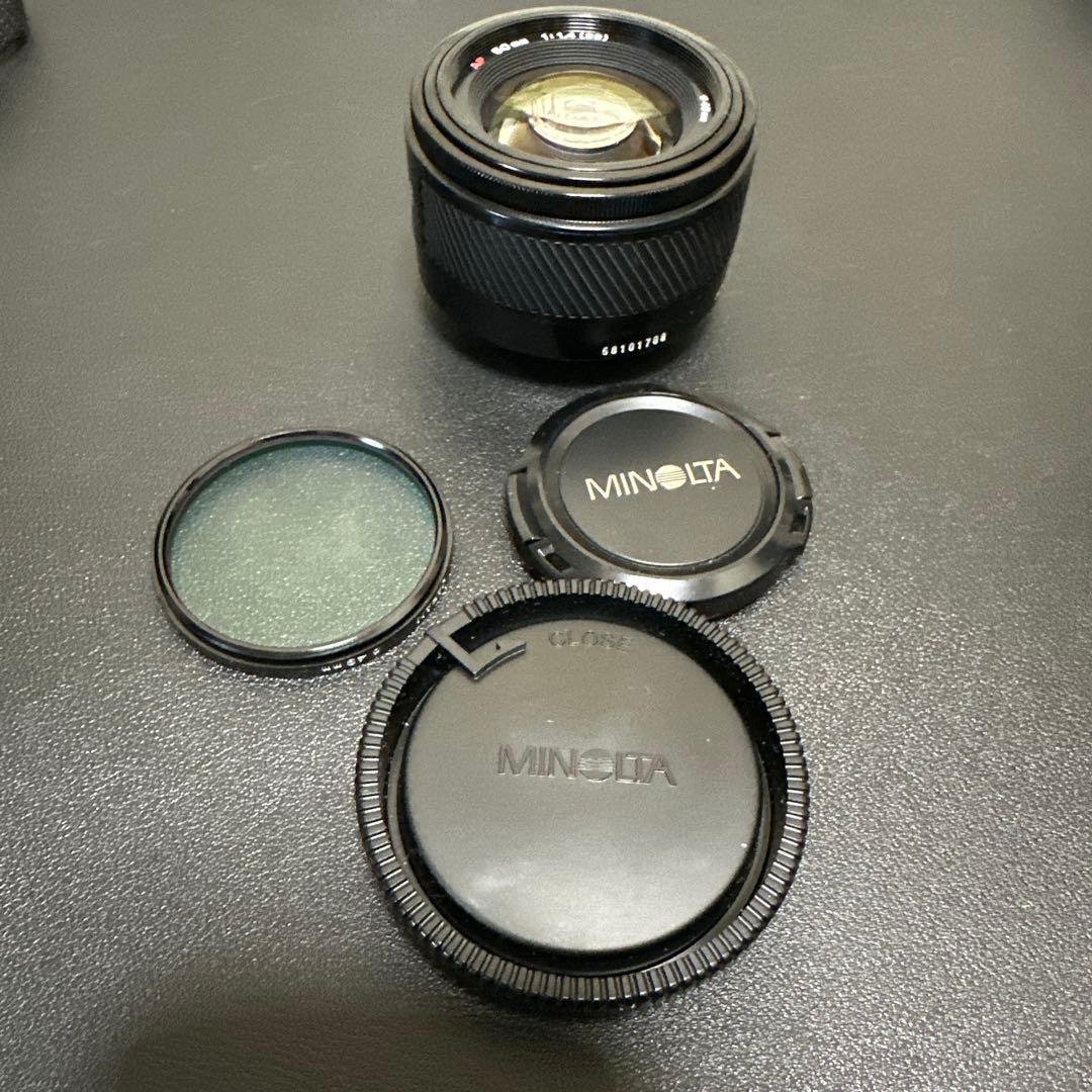 美品　ミノルタ Minolta AF 50mm F1.4 単焦点レンズ