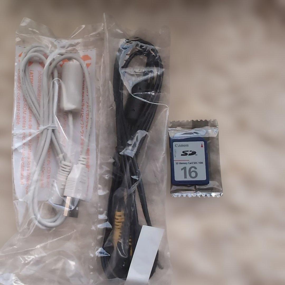 デジカメ　CANON IXY70 バッテリー、取説、充電器、SDカード