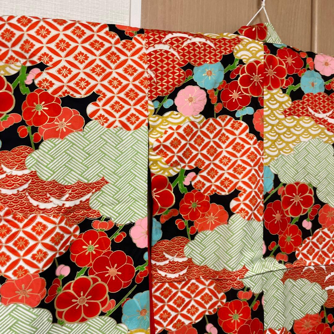 アンティーク　女の子　子供着物　大正ロマン七五三着物