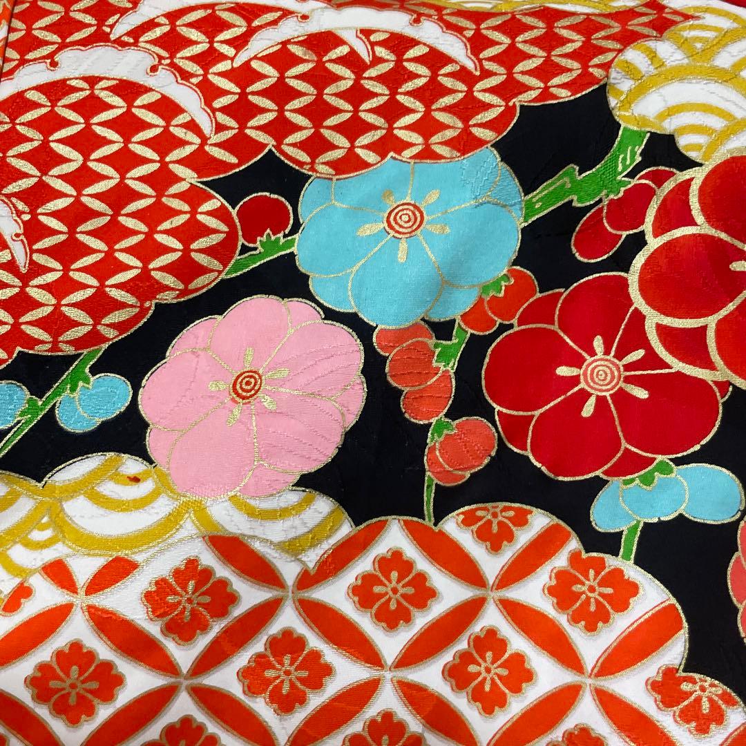 アンティーク　女の子　子供着物　大正ロマン七五三着物