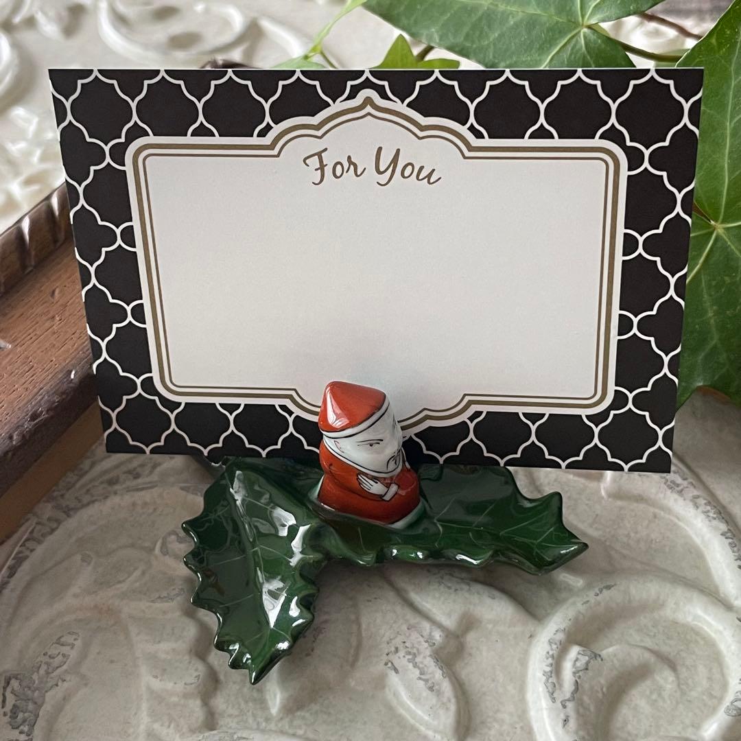 HEREND ヘレンド Xmasファンシースタンド サンタマンダリン　①