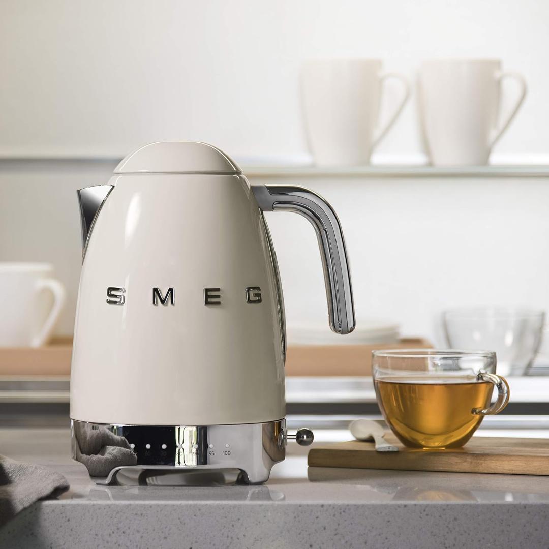 Smeg 電気ケトル 1.7リットル KFL04 CRUS CR [並行輸入]