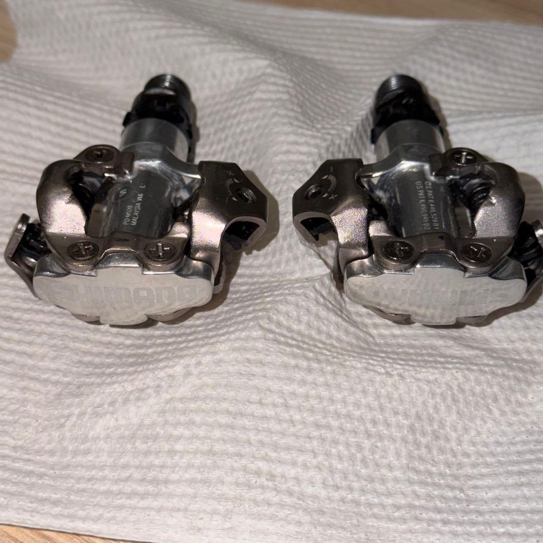 adidas velosamba white　SPDペダルセット