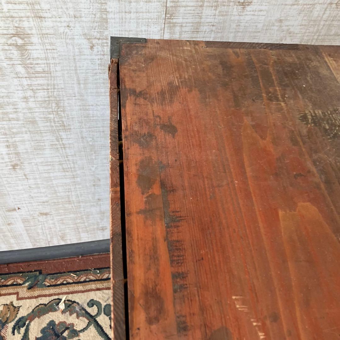 昭和レトロ 古家具 木製箪笥 5段 引き出し箪笥 シャビーな風合い ビンテージ