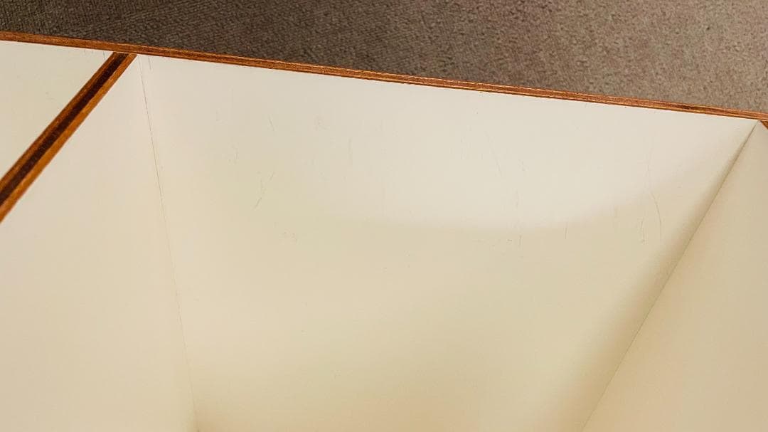 値下げ　LAUAN SHELVES ラワンシェルブズ 縦2列ホワイト