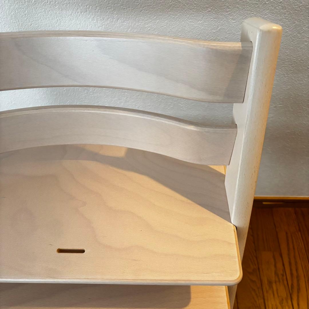 ストッケ　トリップ トラップ　ホワイトウォッシュ　ベビーチェア　S/N.7