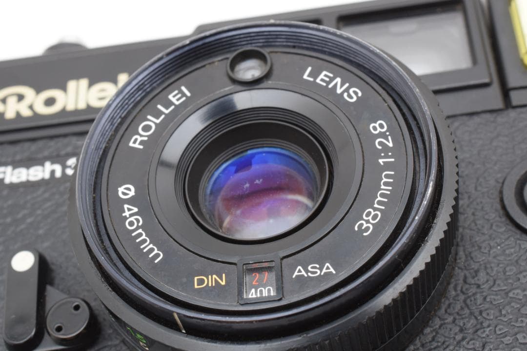 人気のローライ 完動品】ROLLEI フラッシュ35 38mm F2.8 カメラ