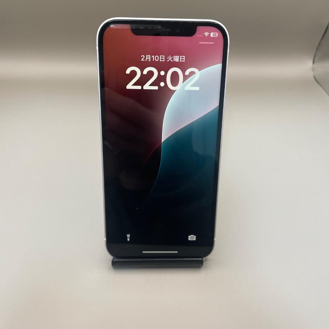 美品✨iPhone12 64GB ホワイト バッテリー新品100％