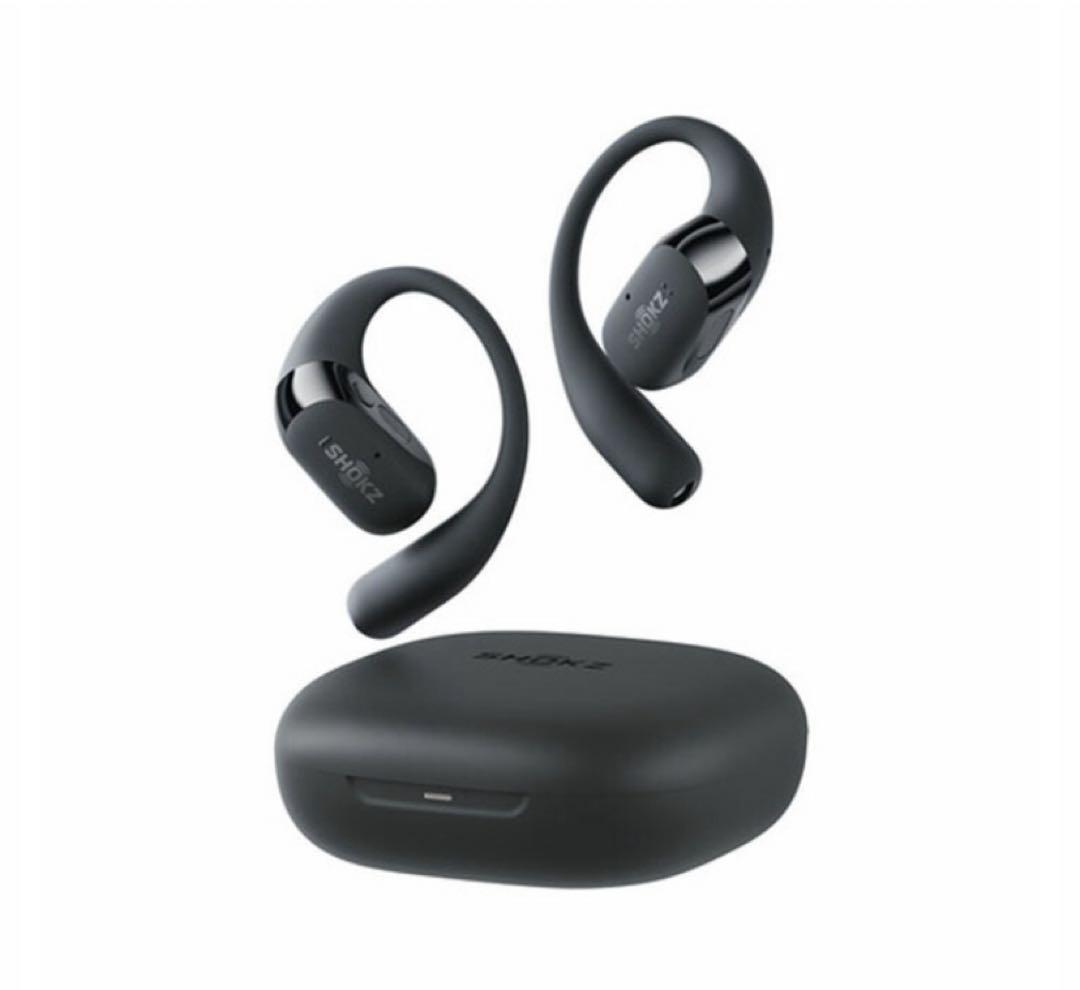 SHOKZ OpenFit 2 骨伝導イヤホン ブラック