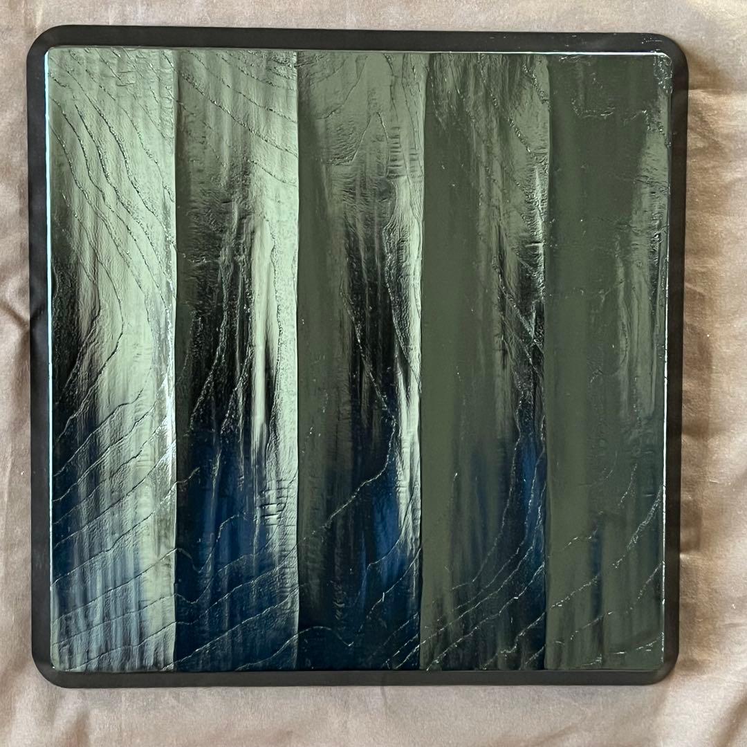 欅黒漆我谷盆(けやきくろうるしわがたぼん)　№9173