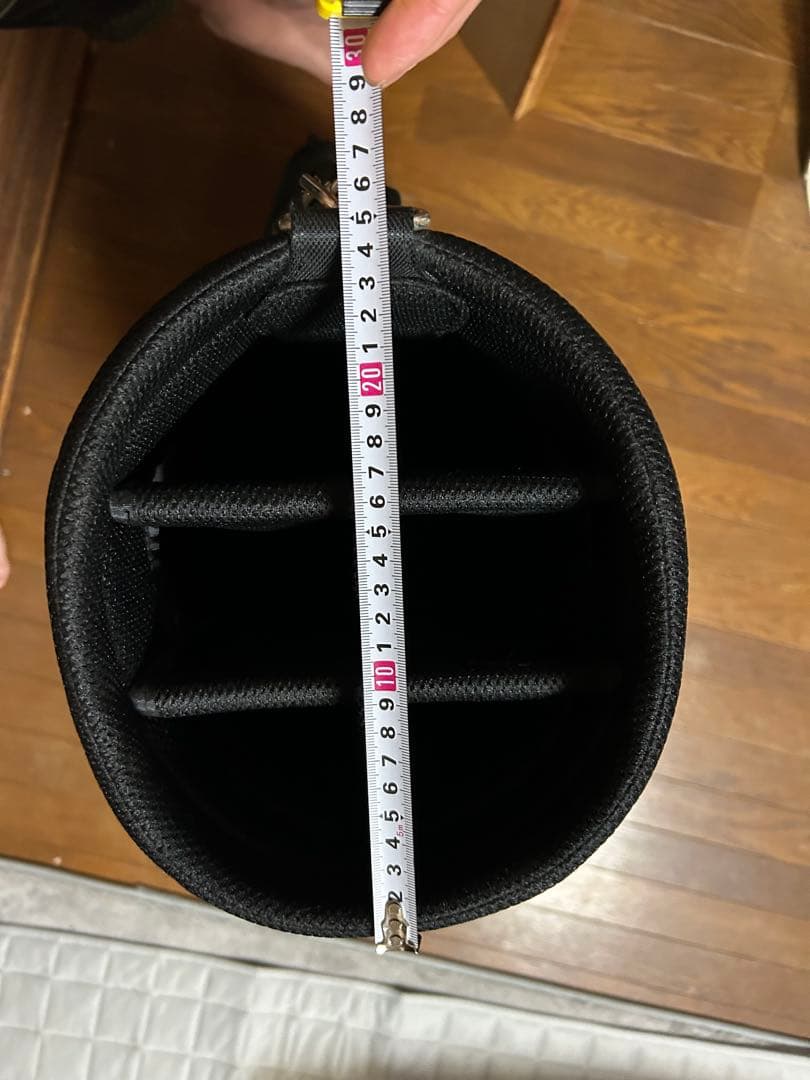 adidas ゴルフキャディバッグ 黒/青サイズ9.5