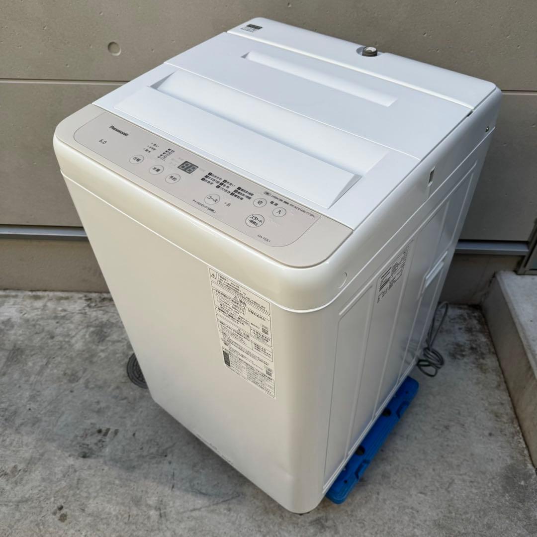 35⭐️2025年製★ほぼ新品★パナソニック　洗濯機　6KG 大型　一人暮らし