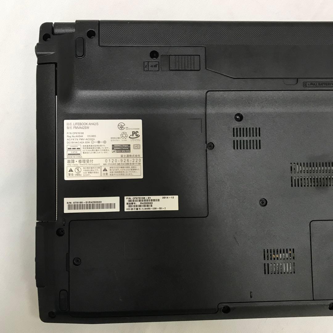 FUJITSU LIFEBOOK AH42/S ノートパソコン 本体　M163