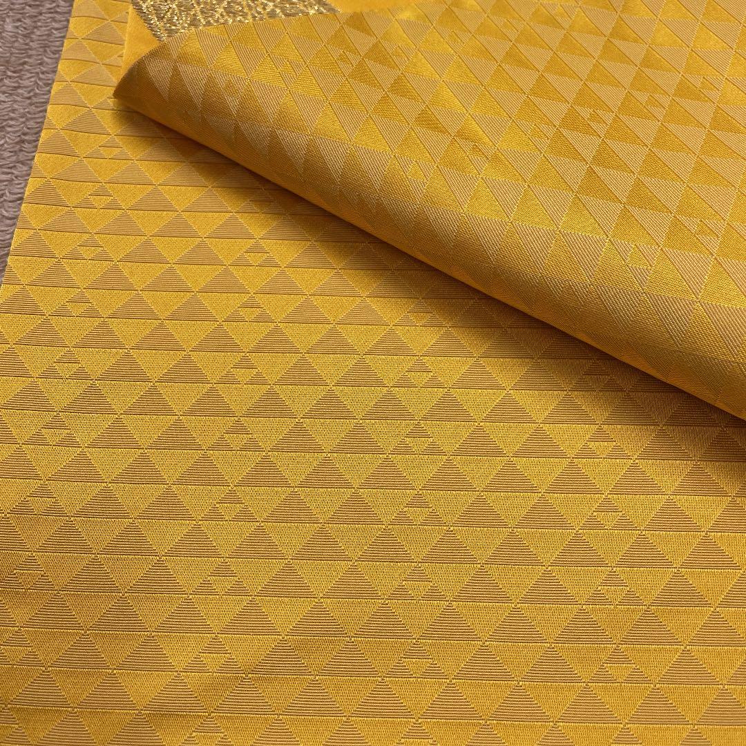 新品 未仕立て 西陣織 七歳用袋帯 祝帯 手結び帯 七五三 正絹 和装 着物