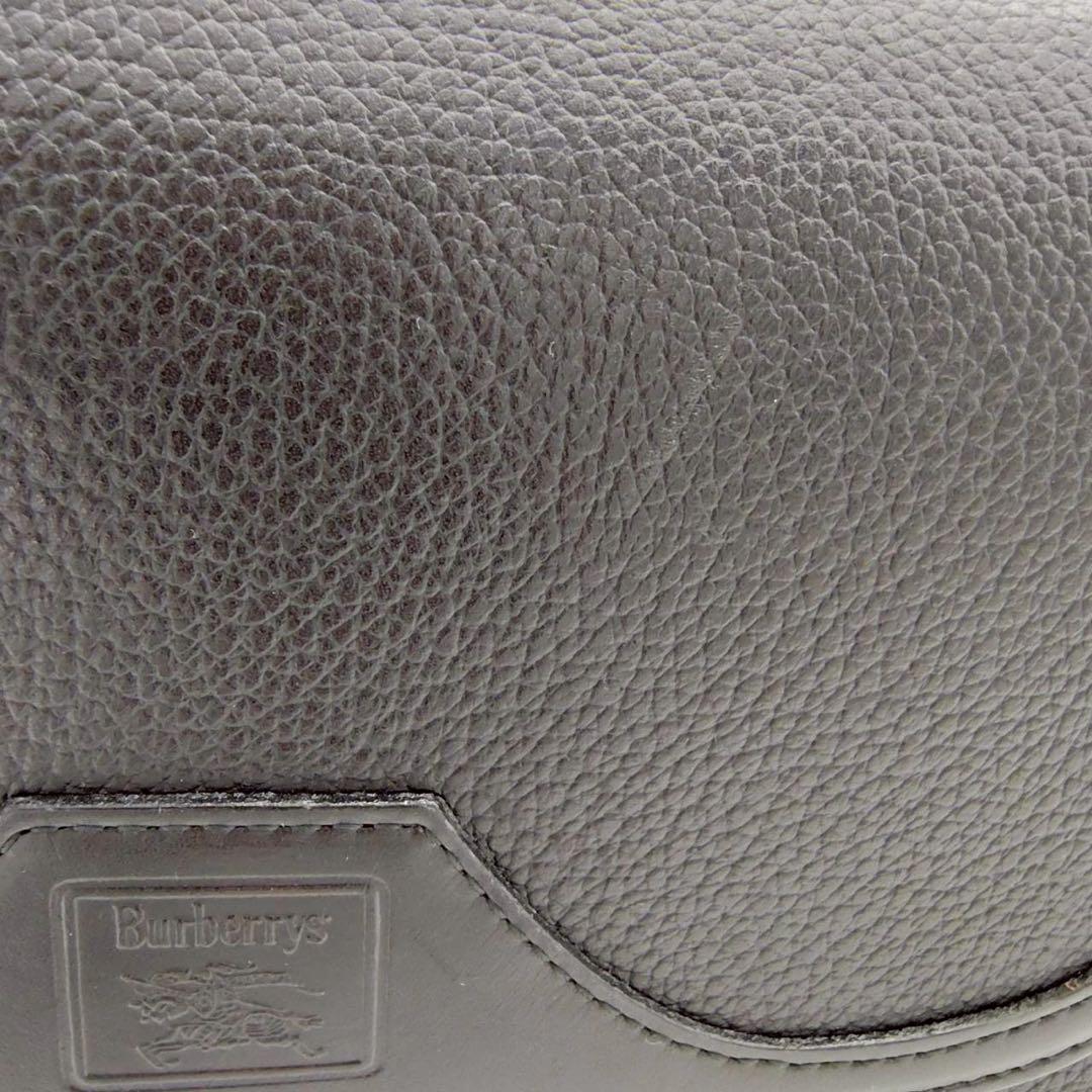 BURBERRY バーバリー ショルダーバッグ レザー 旧ロゴ ノバチェック.