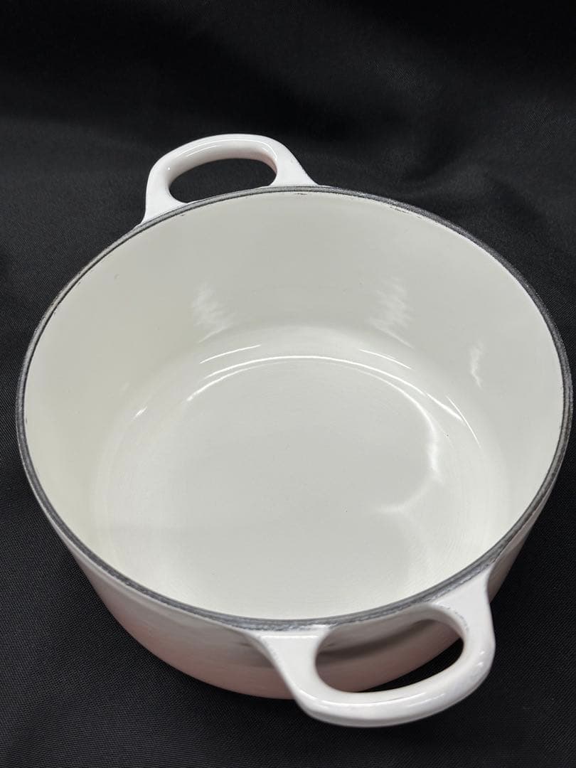 【USED美品】Le Creuset ココットロンド　ピンク　18cm