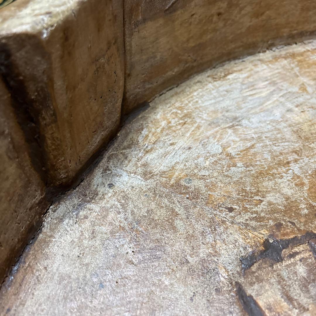 インド　チャパティテーブル　アンティーク