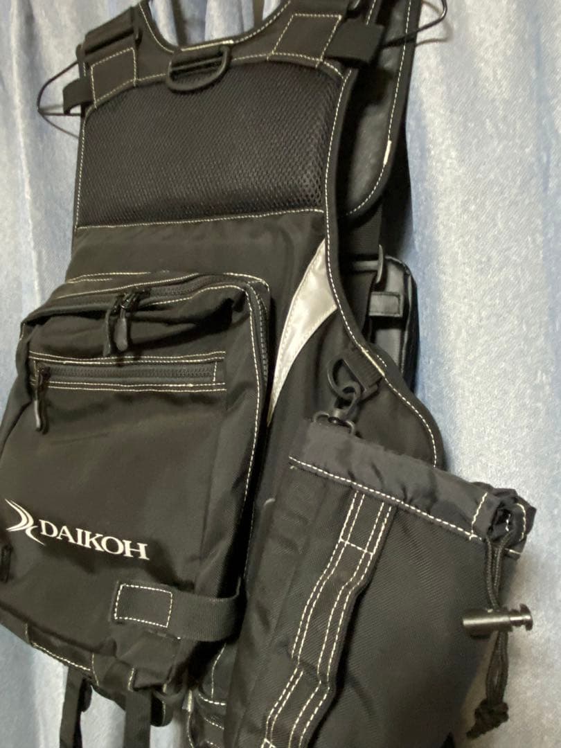 DAIKOH フィッシングベスト ブラック