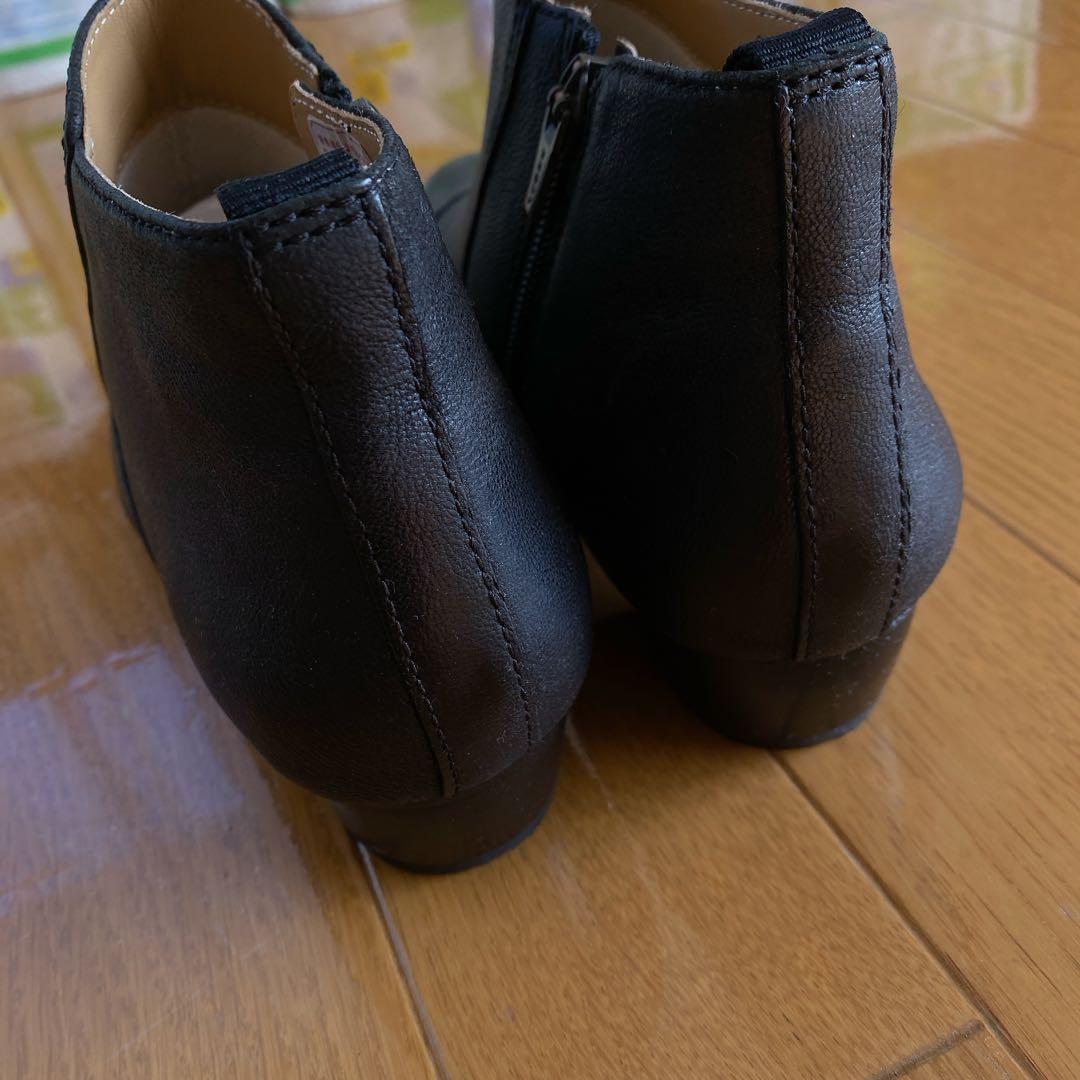 【新品】値下げ！リーガル ショートブーツ ブラック 23cm