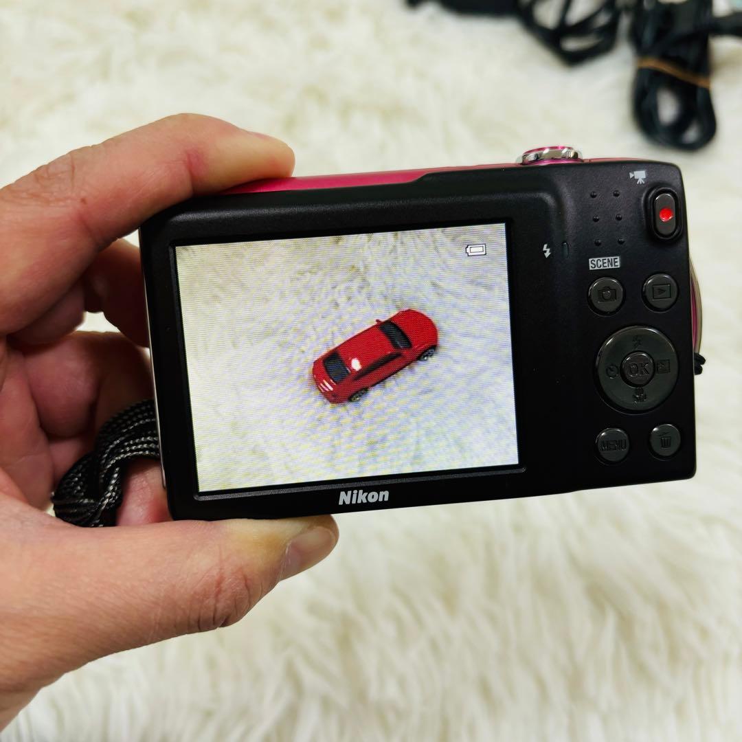 【美品】Nikon COOLPIX S3300 ストロベリーピンク