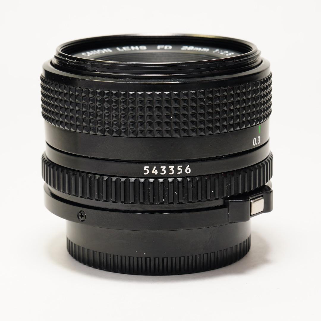 【極美品】動作◎ Canon New FD 28mm F2.8 356