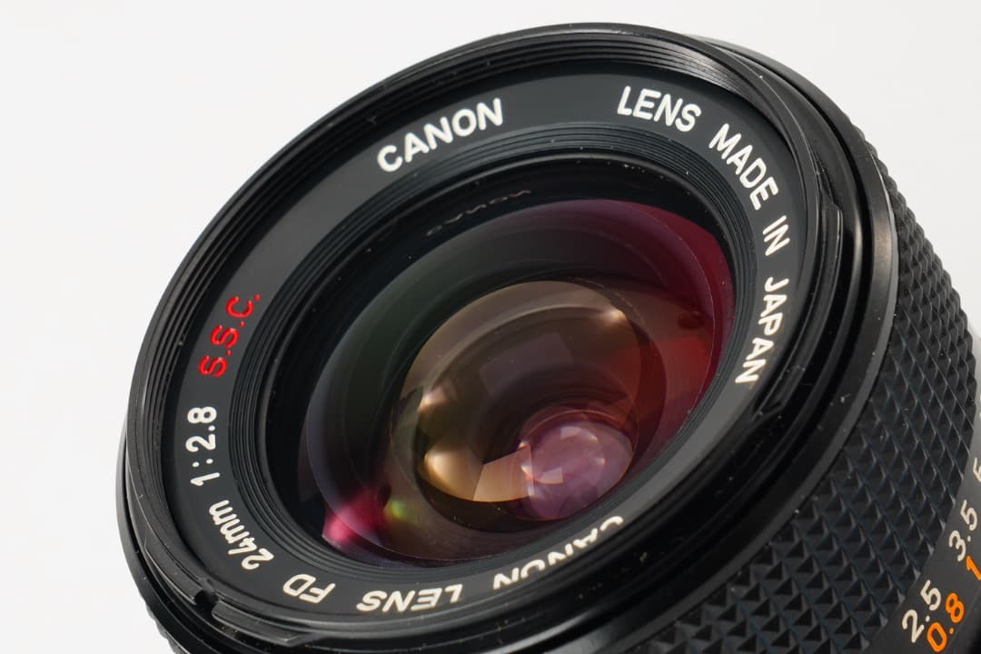 【極美品】動作◎ Canon FD 24mm F2.8 S.S.C 476